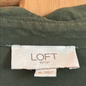 LOFT Outlet Green Top